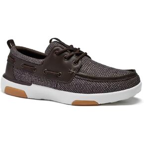 OrthoComfoot Comfortable Mens Walking Shoes with Arch Support for Plantar Fasciitis, Casual Leather Orthopedic Slip On Loafers, Adjustable Lace Up Slip Resistant Fashion Shoes for Driving