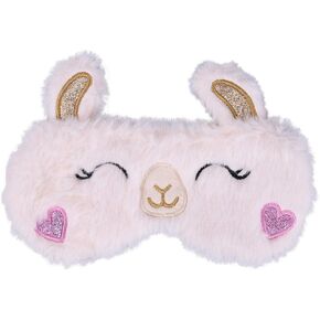 قناع نوم لطيف الألبكة من ULIFEMALL ، غطاء عيون ناعم منفوش مخملي مضحك الجدة الحيوان النوم قناع العين غطاء العين للأطفال البنات الأولاد النساء الرجال ليلة القيلولة السفر التأمل in Kuwait