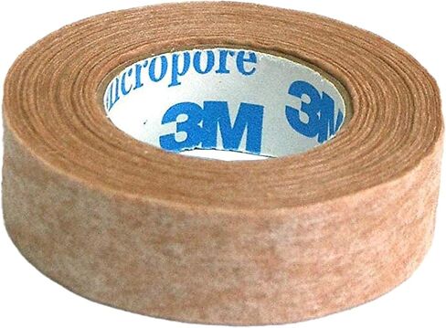 3M Micropore Paper Tape - 1/2" x 10 yds Tan - - Box of 24 in Saudi Arabia