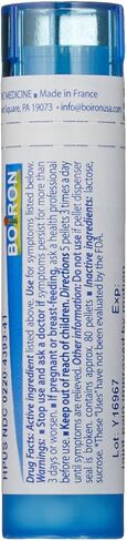 Boiron Rhus Toxicodendron 6C، 5 عبوات مكونة من 80 أنبوبًا حبيبيًا، دواء المعالجة المثلية لآلام المفاصل، in Saudi Arabia