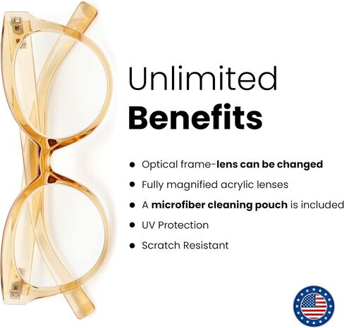 Black Oversized Cat Eye Reading Glasses for Women to Look Stylish, Fashionable with High Vision - Comfortable for All Face Shape Womens Reading Glasses - Solid & Sturdy Readers - Reading Glasses 1.0 in Saudi Arabia