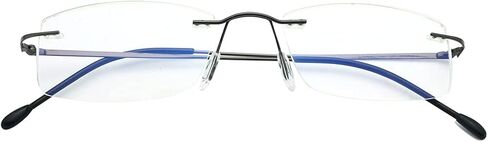 Rimless Readers Blue light proof reading glasses Women Men Anti Glare Filter Lightweight Eyeglasses in Kuwait