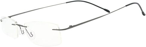 Rimless Readers Blue light proof reading glasses Women Men Anti Glare Filter Lightweight Eyeglasses in Kuwait