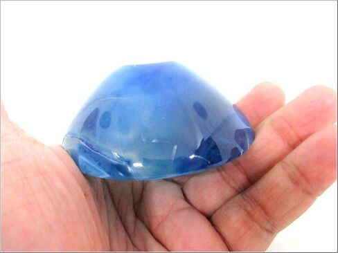 جيت ناتشورال بلو العقيق الأخضر 5.1 سم وعاء منحوت باليد الأحجار الكريمة مصقول ريكي فينج شوي مجاني 40 صفحة كتيب جيت الدولي كريستال ثيرابي الهند الوردي شرب المياه التوابل صينية الطاقة ديفاين in Kuwait