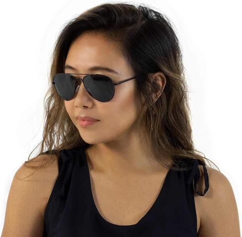 نظارات شمسية ثنائية البؤرة من VITENZI للرجال والنساء نظارات Aviator للقراءة ملونة مع قارئات - ميلانو in Kuwait