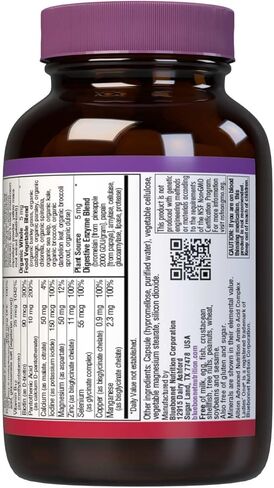 Bluebonnet Nutrition Ladies’ ONE 40+ Whole Food-Bed Multiple, Women Multivitamin for Women 40+, Soy-Free, Non-GMO, Gluten Free, 30 Vegetable Capsules, 30 Servings in Saudi Arabia