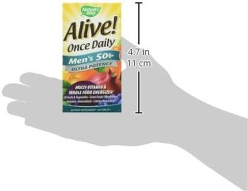 Nature's Way Alive One Daily للرجال 50 قرصًا متعدد الفعالية للغاية، 60 قرصًا in Saudi Arabia
