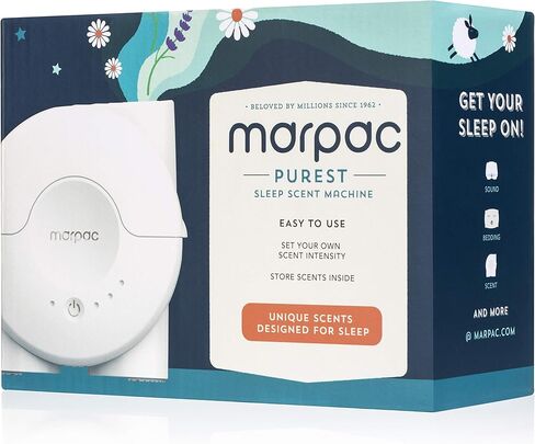 ماكينة رائحة النوم النقية من مارباك للمنزل، موزع روائح الزيوت العطرية التي تركز على النوم مع 3 إعدادات مؤقت وتخزين مدمج، 6.5 × 8 × 3.75 بوصة in Kuwait