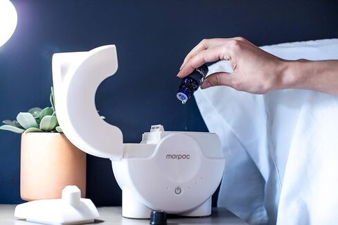 ماكينة رائحة النوم النقية من مارباك للمنزل، موزع روائح الزيوت العطرية التي تركز على النوم مع 3 إعدادات مؤقت وتخزين مدمج، 6.5 × 8 × 3.75 بوصة in Kuwait