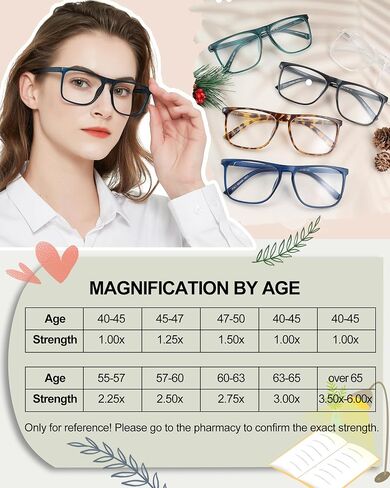 MARE AZZURO Oversized Reading Glasses Women Lightweight Large Readers 1.0 1.25 1.5 1.75 2.0 2.25 2.5 2.75 3.0 3.5 4.0 5.0 6.0 in Saudi Arabia