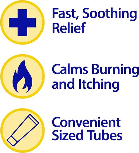 Hemorrhoidal Pain Relief Ointment 2 oz (56g) Per Tube Hemorrhoid Treatment for Fast Acting Itch, Swelling, and Maximum Strength Pain Relief (3 Pack) in Saudi Arabia