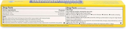 Hemorrhoidal Pain Relief Ointment 2 oz (56g) Per Tube Hemorrhoid Treatment for Fast Acting Itch, Swelling, and Maximum Strength Pain Relief (3 Pack) in Saudi Arabia