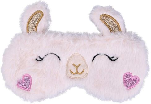 قناع نوم لطيف الألبكة من ULIFEMALL ، غطاء عيون ناعم منفوش مخملي مضحك الجدة الحيوان النوم قناع العين غطاء العين للأطفال البنات الأولاد النساء الرجال ليلة القيلولة السفر التأمل in Kuwait