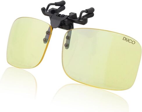 DUCO Clip-on Blue Light Blocking Computer Glasses Unisex Anti Blue Ray UV Blocking Glasses 8012 in Kuwait