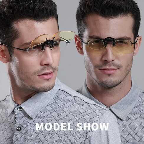DUCO Clip-on Blue Light Blocking Computer Glasses Unisex Anti Blue Ray UV Blocking Glasses 8012 in Kuwait