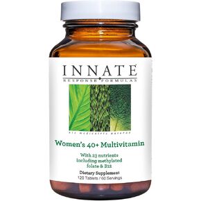 INNATE Response Formulas Women’s 40+ Multivitamin - Daily Multivitamin for Women 40 and Over - Includes Methylated Folate and B12 - Made Without 9 Food Allergens - 120 Tablets (60 Servings) in Kuwait
