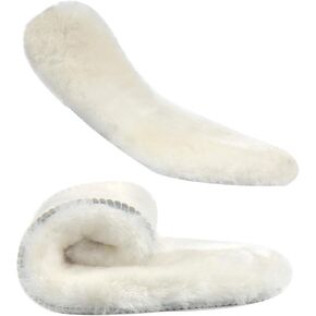 Premium Sheepskin Replacement Insoles for Women & Men, Thick Fluffy Fleece Wool Inserts for Slippers,Boots in Saudi Arabia