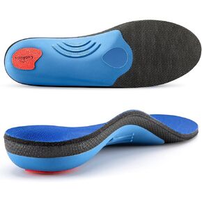 بي سي اس سول نعل داخلي مريح لدعم قوس القدم، حشوة حذاء تقويمي داعمة للقدم مع بطانة لالتهاب اللفافة الاخمصية والم الكعب والكب والقدم المسطحة وتخفيف الام القدم 25 سم in Kuwait