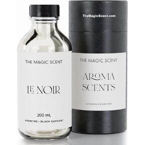 زيوت "لو نوير" من ماجيك سينت لموزع الزيوت العطرية - التدفئة والتهوية والتهوية والتبريد بالموجات فوق الصوتية المستوحاة من الفندق الإصدار في ميامي - الزيوت العطرية لموزعات الروائح العلاجية (200 مل) in Kuwait