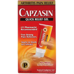 Capzasin Capzasin Arthritis Pain Relief Quick Relief Gel, 1.5 oz (Pack of 3)