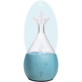 Pure Essential Oil Nebulizing Diffuser Made of Wood and Glass. Waterless Oil Diffuser, No Heat, No Plastic Oil Contact, Classic Decorative Aromatherapy Vaporizer for Home or Healthcare Practice. in Saudi Arabia