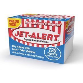 Jet-Alert 100 MG Each Caffeine Tab 120 Count in Saudi Arabia
