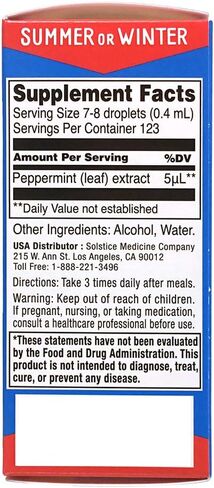 Ricqles Peppermint Oil Dietary Supplement (Supports Healthy Digestion, Intestinal Comfort) (1.69 fl. oz) (3 Bottles) in Saudi Arabia