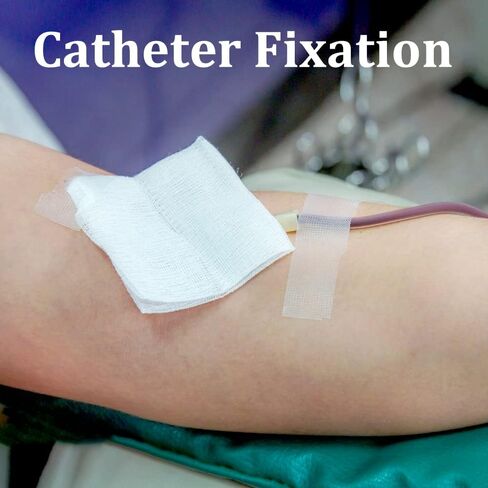 شريط طبي للإسعافات الأولية، شريط لاصق جراحي شفاف للجروح - 0.49 بوصة × 9.95 ياردة، 12 لفة in Kuwait