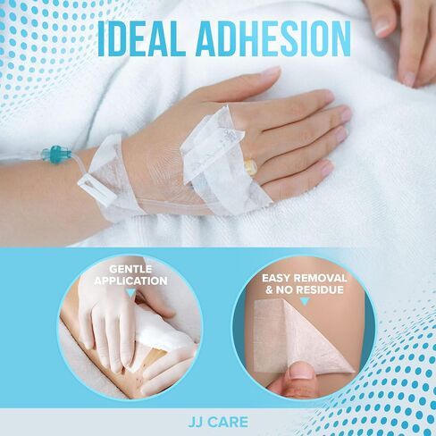 JJ CARE Micropore Tape [Pack of 8], 2" x 10 Yards, Breathable Paper Tape Medical Use, Latex-Free Paper Surgical Tape, Individually Boxed Paper Bandage Tape Rolls in Saudi Arabia