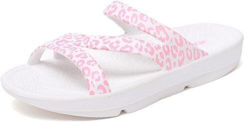 HUHV Recovery Comfort Sandals - Orthopedic Flip-Flop and Slide Sandals with Arch Support and Extra Cushion EVA Footbed for Men and Women in Saudi Arabia