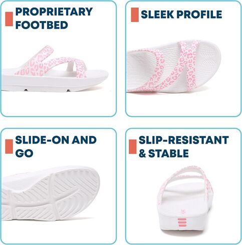HUHV Recovery Comfort Sandals - Orthopedic Flip-Flop and Slide Sandals with Arch Support and Extra Cushion EVA Footbed for Men and Women in Saudi Arabia