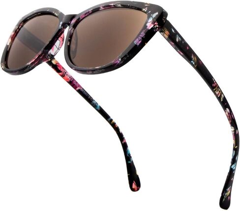 VITENZI Full Reader Sunglasses for Women Tinted Reading Sun Glasses with Built In Full Readers, Gela in Kuwait