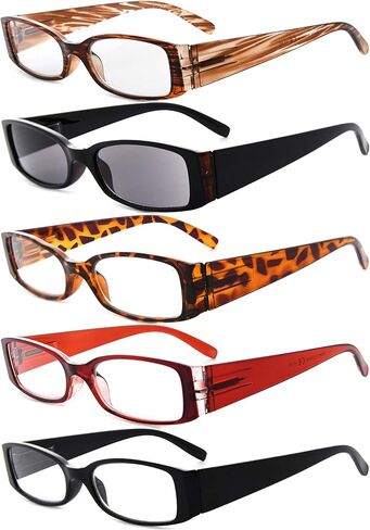 Eyekepper 5 أزواج نظارات قراءة للنساء نظارات قراءة تتضمن قارئ +1.25 نظارات قراءة in Kuwait