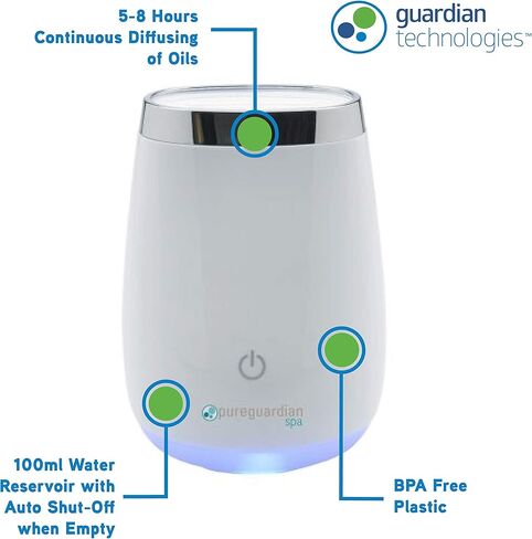 موزع روائح الزيوت العطرية يعمل بالموجات فوق الصوتية مع خاصية إطلاق الرذاذ البارد من بيورجارديان SPA210 in Kuwait