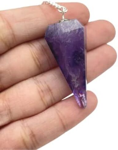 مجموعة GEMSCITE مكونة من 5 قطع من بندول حجر القمر والأحجار الكريمة بألوان قوس قزح، هدية نفسية قوية للتأمل، هدية فنغشوي الصحية، الثروة، الريكي، داوسينج، طاقة العافية، كريستال، شفاء ميتافيزيقي من الهند in Saudi Arabia
