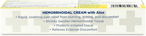 Globe (2 Pack) Hemorrhoid Cream, Relief with Aloe, (1.8 Ounce Tube) Relief from Hemorrhoids, Piles, Itching, Burning, Discomfort, & More in Saudi Arabia