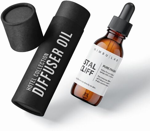 عطر كوستال كليف - زيت ناشر، زيت عطري للفنادق، حمضيات، مسحوق، خشب الصندل، المسك الداكن، أفضل مزيج من الزيوت العطرية للناشرين، زيت عطري (.5 أونصة/14.8 مل) - شموع إيزابيل in Kuwait