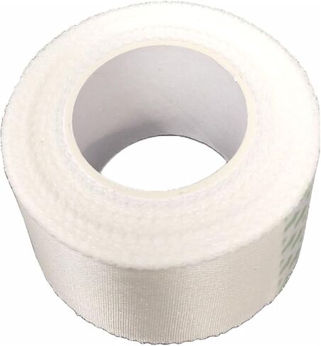 Cloth Medical First Aid Surgical Tape 1" x 10 Yards [Pack of 6 Rolls] Lightweight Breathable Silk-Like Microporous Self Adhesive Latex Free Hypoallergenic Bandage and Wound Dressing Tape (6) in Saudi Arabia