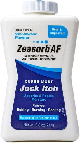 Zeasorb Super Absorbent Antifungal Treatment Powder for Jock Itch 2.5 oz in Kuwait