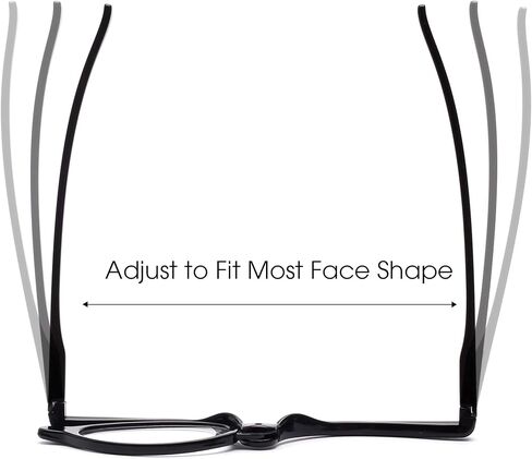 JM 2 Pairs Makeup Reading Glasses Magnifying Flip Down Cosmetic Readers for Women +2.5 in Kuwait