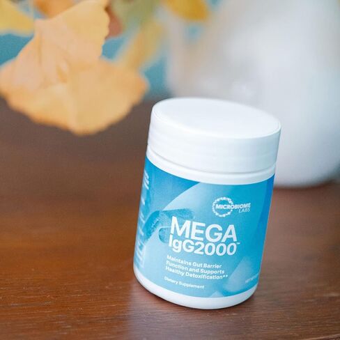 Microbiome Labs Mega IgG2000 - صحة الأمعاء + دعم التخلص من السموم مع تركيز الغلوبين المناعي - بديل اللبأ الخالي من اللاكتوز ومنتجات الألبان لصحة الجهاز الهضمي (120 كبسولة) in Kuwait