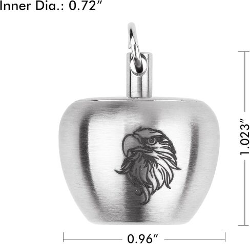 علبة مفاتيح من التيتانيوم، القطر الداخلي 1.5 سم، حامل سلسلة مفاتيح لأدفيل ونيترو خفيفة الوزن للغاية حبوب منع الحمل EDC مع تنين مقاوم للماء 9.0 م in Kuwait