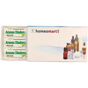 Aranea Diadema Homeopathy Pellets (Pills) in 1M Potency Pack of 3 in Saudi Arabia