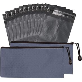 Sanitary Napkin Disposal Bags, Feminine Personal Disposal Bags, 200pcs Grey Opaque Bags and 2pcs Sanitary Napkin Storage Bags for Sanitary Disposal, Discreet Disposal for Tampons, Pads, and Liners
