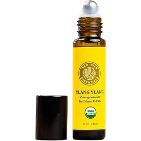 زيت يلانج يلانج العطري العضوي النقي بنسبة 100% معتمد من وزارة الزراعة الأمريكية - 10 مل مخفف مسبقًا in Kuwait