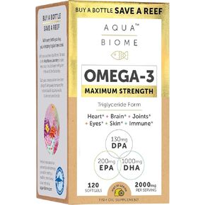 Enzymedica Aqua Biome Fish Oil, Maximum Strength, 120 Count in Saudi Arabia