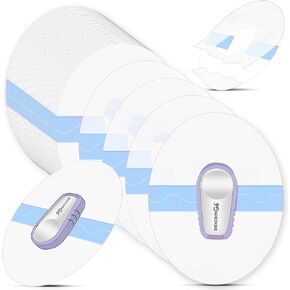 Nuanchu Adhesive Patches Waterproof Compatible with G6 48 Pack Adhesive Patches Compatible with G6 Transparent Overpatch for 10 Days Long Stay Covers Easy to Use by One Hand