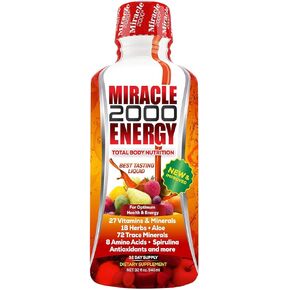 Century Systems - Miracle 2000, Complete Liquid Multivitamin and Mineral Supplement With Amino Acids and Antioxidants, 32 Ounces in Saudi Arabia