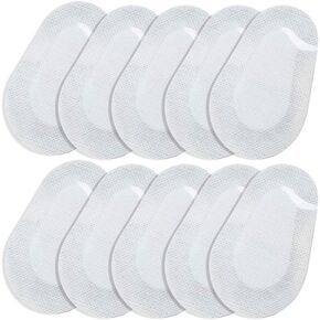 وسائد العين، 10 قطع من وسائد العيون البيضاوية المعقمة من شركة فانسيا للعناية بالعين بخلع الجروح 8.89 سم × 7.12 سم in Kuwait