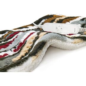 Electric Heating Pad for Back Pain Relief and Shoulder/Neck/Knee/Leg Cramps - 12 Heating Levels- Heat Pad with Moist & Dry Heat Therapy - Hot Heated Pad - (XL 12"x24" Camouflage) - MCR